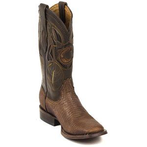 Cuadra / LIZARD TEJU LEATHER RODEO TOE HONEY / 9.5 US